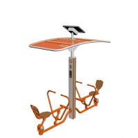 智能双位划船器