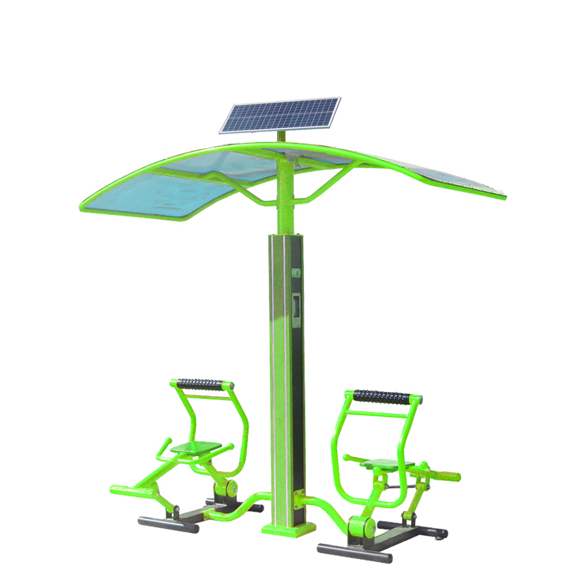 智能双位背部按摩器 - 谈求吧官网校园健身路径设备